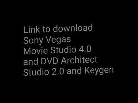 Link to download Sony Vegas Movie Studio 4.0 + DVD Architect Studio 2.0 (Complete)