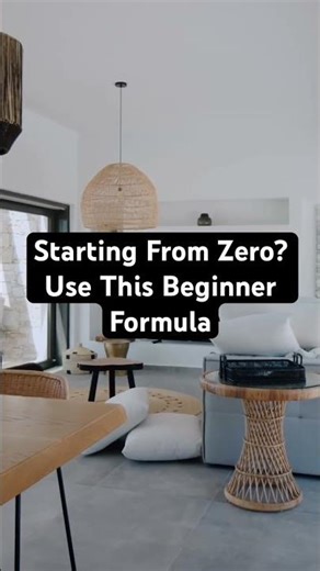 Starting From Zero? Use This Beginner Formula