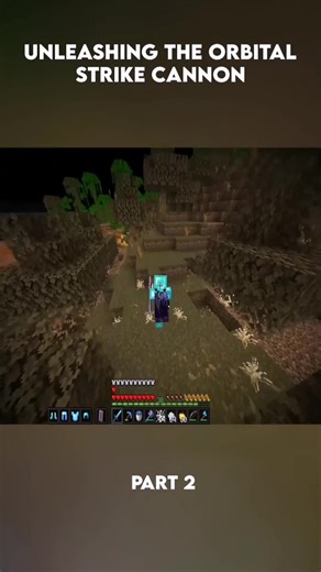 "Unleashing The Orbital Strike CANNON" #minutetech #minecraft #viral #...