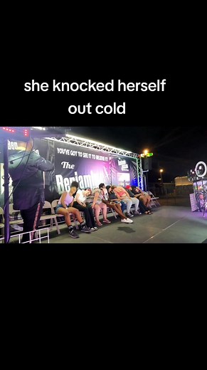 she had just passed the hypnotic test. she was so deep she put herself to sleep. #hypnotistshow #hypnotized #hypnotist #funny #comedy #comedyshow #stagehypnotist #stageperformer #funnyvideos #fashion #dancer #foryoupage #hypnosisshow #fyp #foryou #countyfair #statefair #hypnotistbenjaminjackson #middletownny #newyorkcomedy