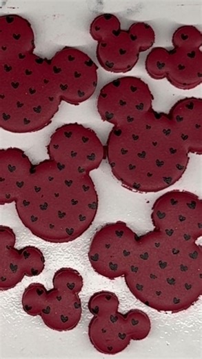 midnightclayco | clay earrings | Minnie vibes with a little edge ❤️🖤 These red + black heart print clay Minnie earrings are perfect for Valentine’s Day… or honestly any day... | Instagram