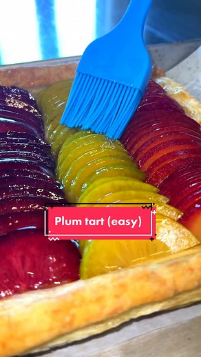 Easy Plum Tart Recipe by Chef Brandon Dearden