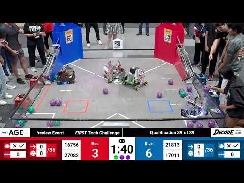 Qualification 39 - 2025 FTC FIRST Tech Challenge DECODE Preview Event