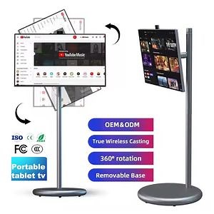 [Hot Item] Televisores Inteligentes LED LCD 21.5 24 27 32 Inch Display Touch Screen Tablet Android Pulgada Mobile Flat Outdoor Modern Live Polegad Portable Stands Smart TV