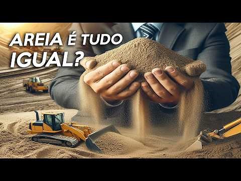 Qual AREIA usar? Posso usar qualquer AREIA? AREIA é tudo igual? Tudo Sobre a AREIA.
