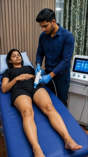Thigh Pain Relief with Shockwave Therapy Quadriceps Muscle Pain TreatmentPhysiotherapy #painrelief