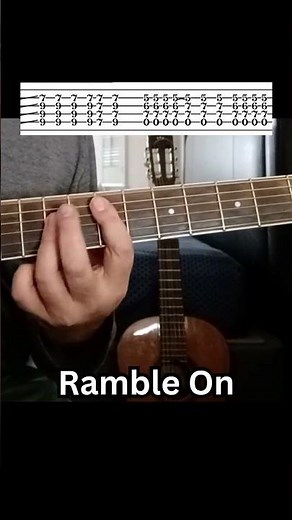 Ramble On Led Zeppelin Guitar Tutorial