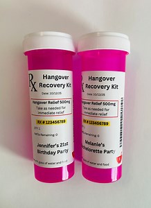 Hang Over Recovery Kit - Bachelorette Party - Birthday Favors - Prescription Bottle Kits - Recovery Kit Pill Bottles - Bachelorette Favors - Etsy