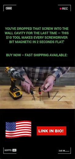 Stop Dropping Screws Forever! Mag-A-Bit Driver Bit Magnetizer Review 2026! #usa #automobile