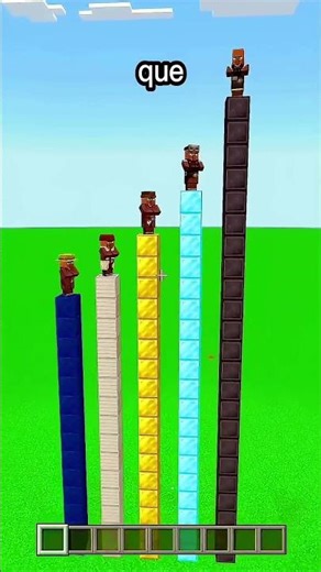 How many blocks can a villager survive? #minecraft