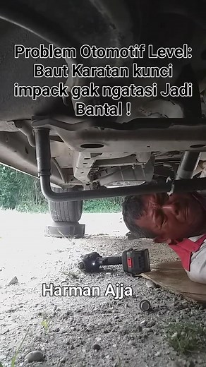 "Ini bukan tutorial, ini curhatan! Kunci impack udah kepanasan, minyak rem udah diminum, tapi si baut tetap betah sama karatnya. #kerjabengkel #otomotif #bautkaratan #bukabaut | HarmanAjja