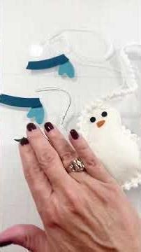 A Felted Snowman To Warm Your Heart