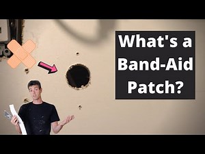 Repair Drywall FAST and EASY with a BAND-AID patch!!!