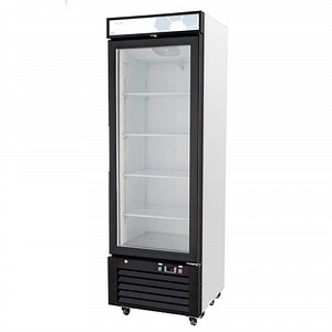 Migali C-12RM-HC 24 1/4" Competitor Series® One Section Glass Door Merchandiser - (1) Right Hinge Door, White, 115v