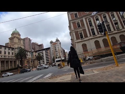 SOUTH AFRICA BELOW THE BEAUTIFUL SKYSCRAPERS OF JOHANNESBURG CITY#johannesburg #southafrica