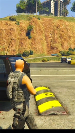 gta v action chaos mode with police #gta5 #gtav #shorts #gamingshorts