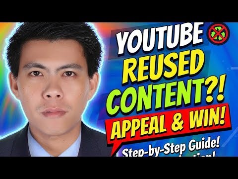 YOUTUBE REUSED CONTENT?! MY APPEAL STRATEGY (SUCCESSFUL FIX!)