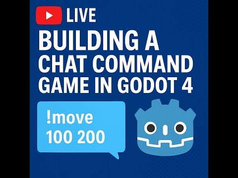 🎮 Building a Real-Time Chat Command Game in Godot 4 | YouTube Chat Controls the Action!