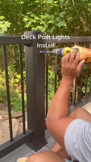 Deck Post Lights Installation Guide