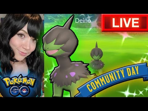 LIVE: SHINY DEINO COMMUNITY DAY HUNT POKÉMON GO!