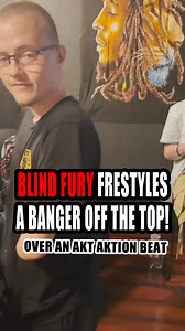 Blind Fury FreeStyles A Banger Off The Top!! | AKT Aktion