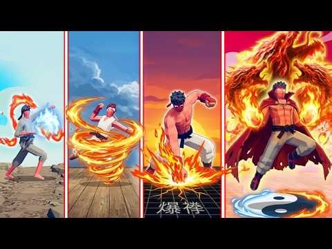 EVOLUTION OF DRAGON PUNCH | TABS - Totally Accurate Battle Simulator