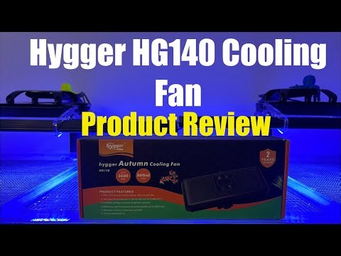 Hygger HG140 Aquarium Cooling Fan Review