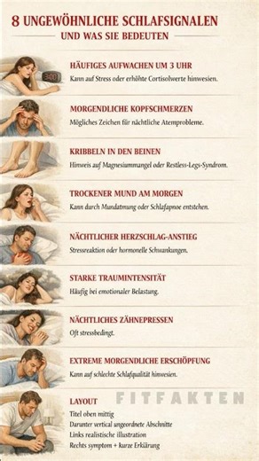 8 Schlaf SIGNALE Die Du Nicht Ignorieren Solltest