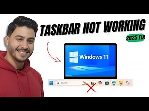 How to Fix Windows 11 Taskbar Not Working or Frozen (2025)
