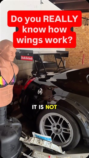 PerformanceOverLooks on Instagram: "Do you know how Wings REALLY Work? #cars #racecar #aerodynamics #bigwing"