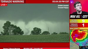 148K views · 1.4K reactions | Multi-Vortex tornado SE of Dixon, SD, via Tornado Paigeyy and Bryce Shelton! | Max Velocity | Facebook