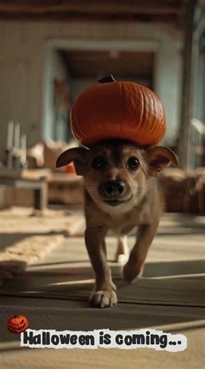 Halloween Is Coming… and This Dog Is Ready to Scare 🐶🎃 | HEY HO LET’S DOG #shorts