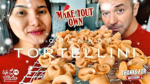 Homemade tortellini in brodo the Italian Christmas dish everyone reveres