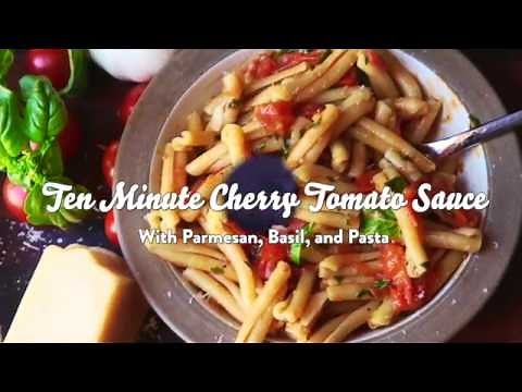 Quick and Easy Pasta With Cherry Tomato Sauce