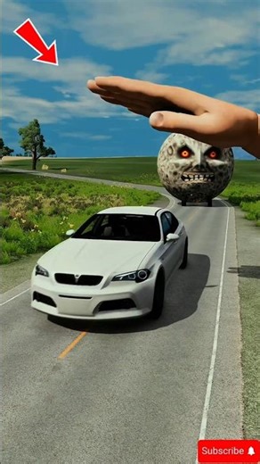 Big & Tiny Cars vs Giant Hand Smash - BeamNG.drive