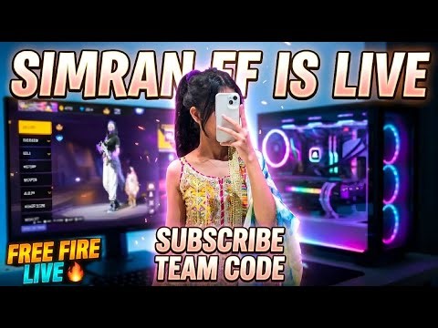 FREE FIRE LIVE GIVEAWAY CUSTOM ROOM FF LIVE GIVEAWAY DIAMOND | FF LIVE GIVEAWAY TEAM CODE | FF LIVE