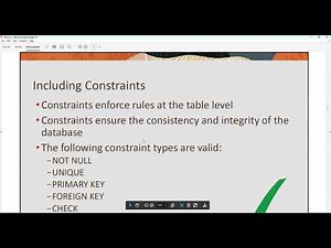 04 - | Lab | - |عملى أساسيات قواعد البيانات| - Unique and Primary Key Constraints