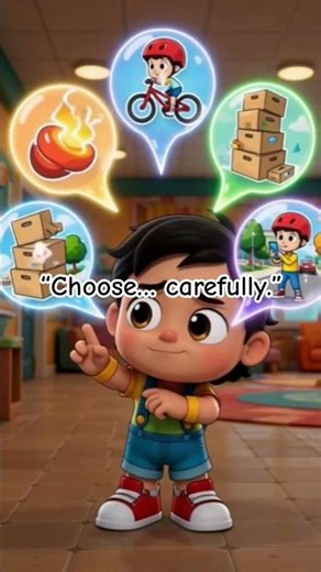 “Every choice has a result.Choose wisely.”