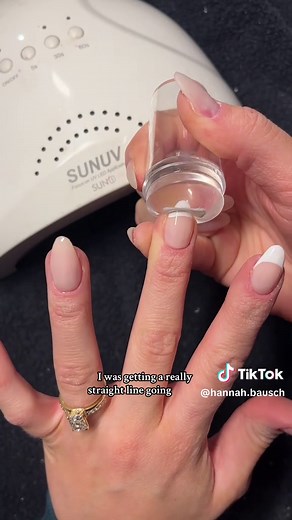 How to Do French Tips at Home with a Nail Stamper