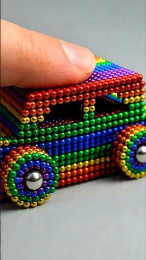 This DIY Magnetic Balls Build Refuses to Fall Apart #shorts #asmr