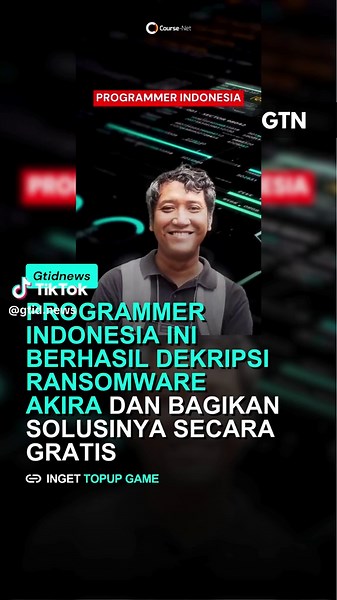 Programmer asal Indonesia, Yohanes Nugroho, berhasil bobol enkripsi ransomware Akira yang telah merugikan ratusan organisasi global. Ia bikin alat dekripsi dan bagikan gratis di GitHub. Meski bantu korban secara cuma-cuma, tawaran bantuannya ke PDN dulu justru diremehkan. Kok bisa talenta sehebat ini malah gak dianggap di negeri sendiri? Sumber: Course-Net