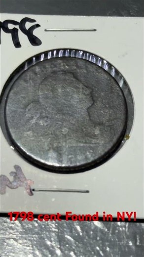 1798 Cent Metal Detecting Find in NY #metaldetecting #coins #treasure