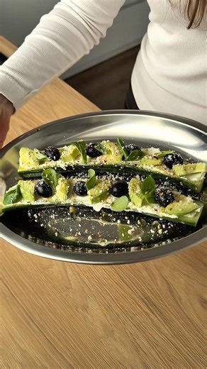 5 minute appetizer 🥒✨ #appetizer #easysnacks #quickrecipe