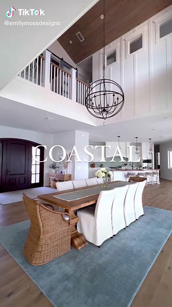 Coastal Modern Home with Transitional Elements