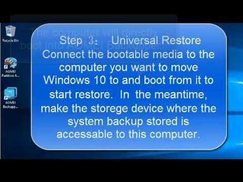 Move Windows 10 to a New Computer with Dissimilar Hardware