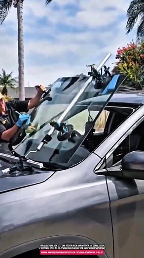 Manual Windshield Installation Tool for Car Glass Mounting up to 30 kg