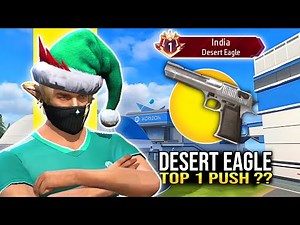Desert Eagle : Top 1 🇮🇳 India Title Push In Cs Rank | Only 24 Hours Push 🥵 #garenafreefire