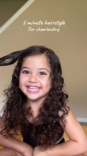 Ella just started allstar cheerleading for one of the best teams nationally 💕 she loves it! Here is a cute and quick hairstyle for cheer practice. #babiesoftiktok #momsoftiktok #viral