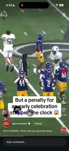 WILD ENDING!! St Charles Catholic wins a instant classic to slip past a great Shaw team 21-20