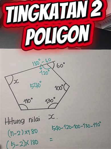 Tingkatan 2 - Poligon #malaysia #school #livehighlights #tips #learnontiktok